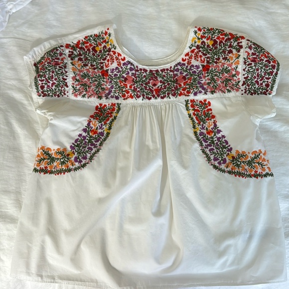 Madewell Tops - Madewell Embroidered Top